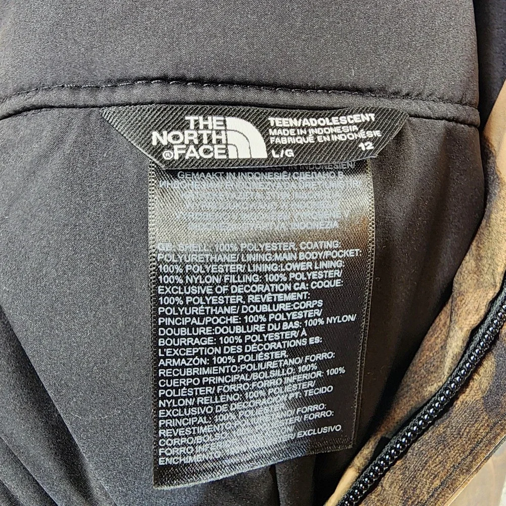 The North Face Freedom Utility Bibs Dryvent Youth L‎ 12 Camo Ski Snowboard NWT